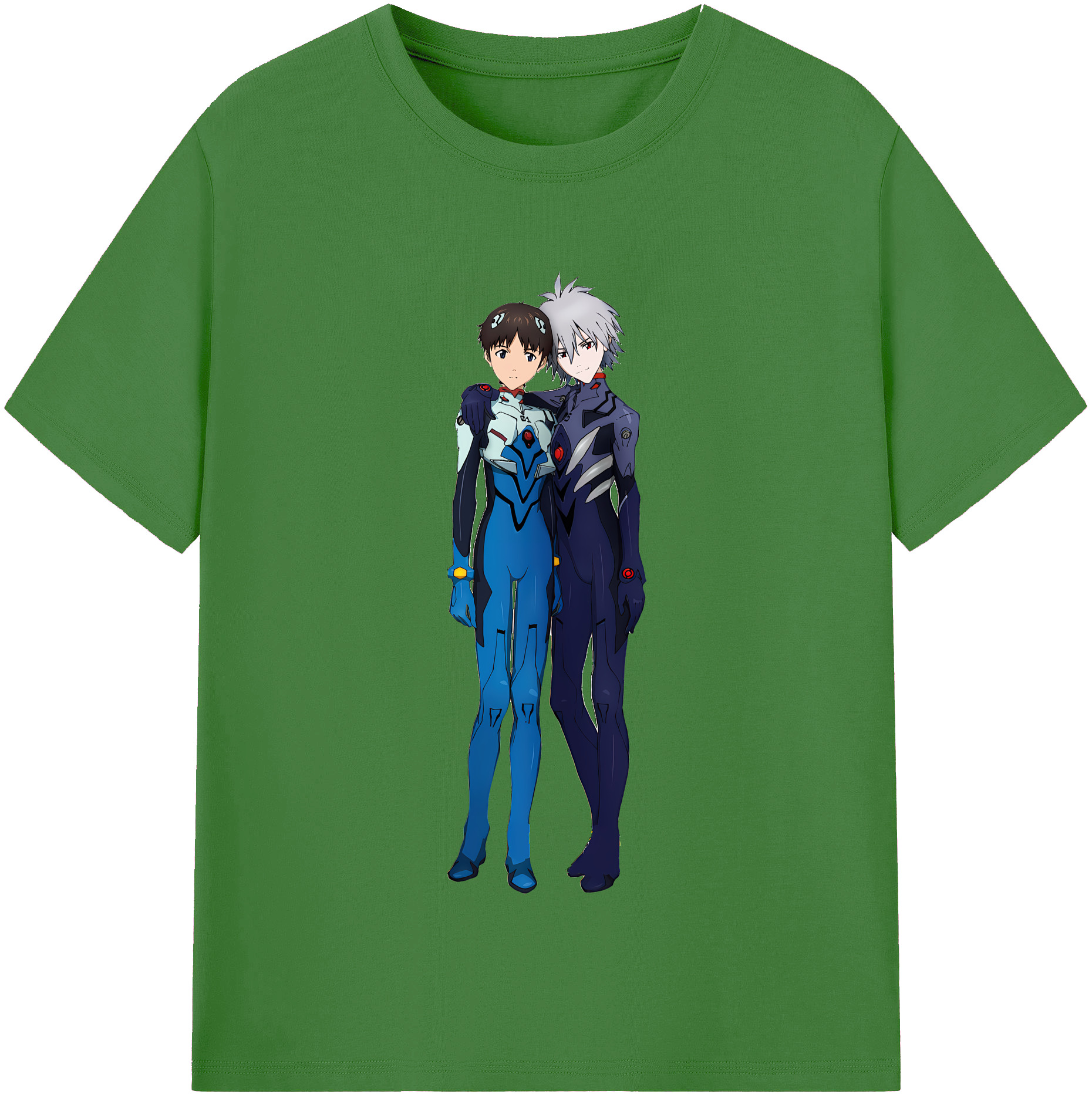 （画像用） EVA 新世紀エヴァンゲリオン レディースカジュアルプリントTシャツ（綿100％）